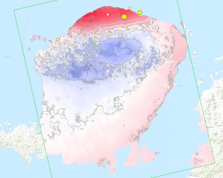 Deformation Lombok Earthquake